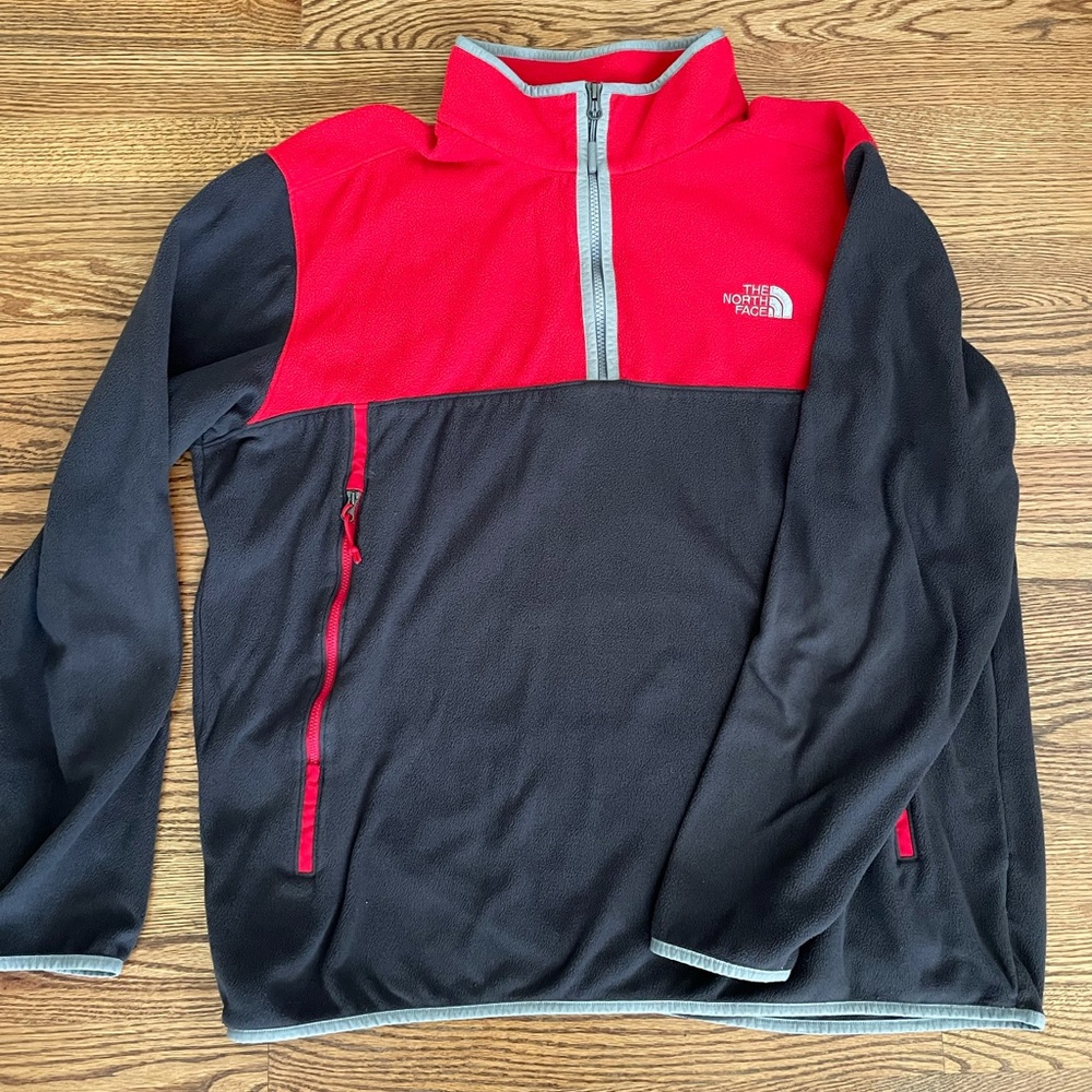The North Face 1/4 zip fleece pullover
